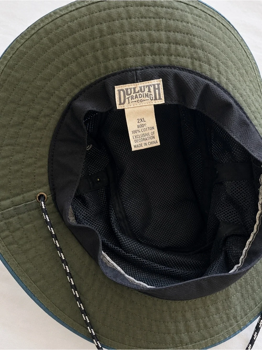 Blue Duluth Wide Brim Sun Hat